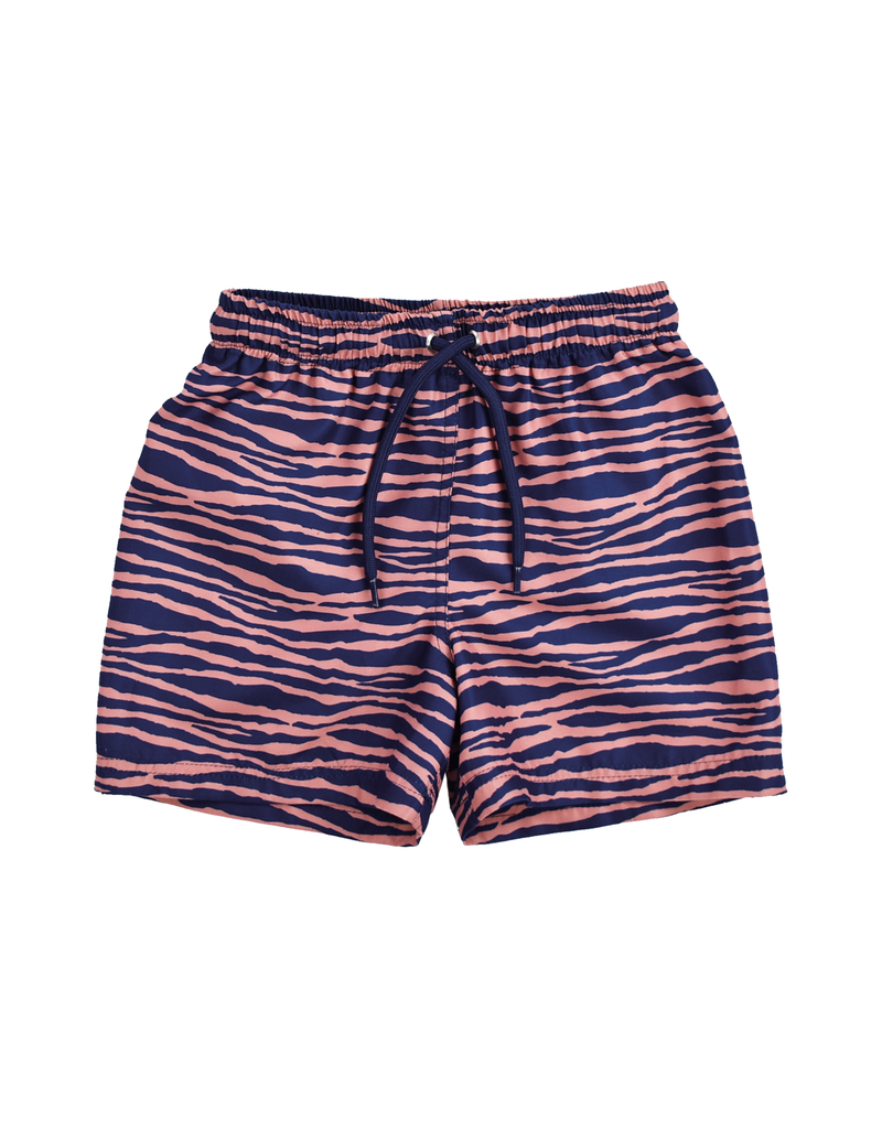 Swim Essentials - Zwembroek Jongens Blauw Oranje Zebra | Keekabuu