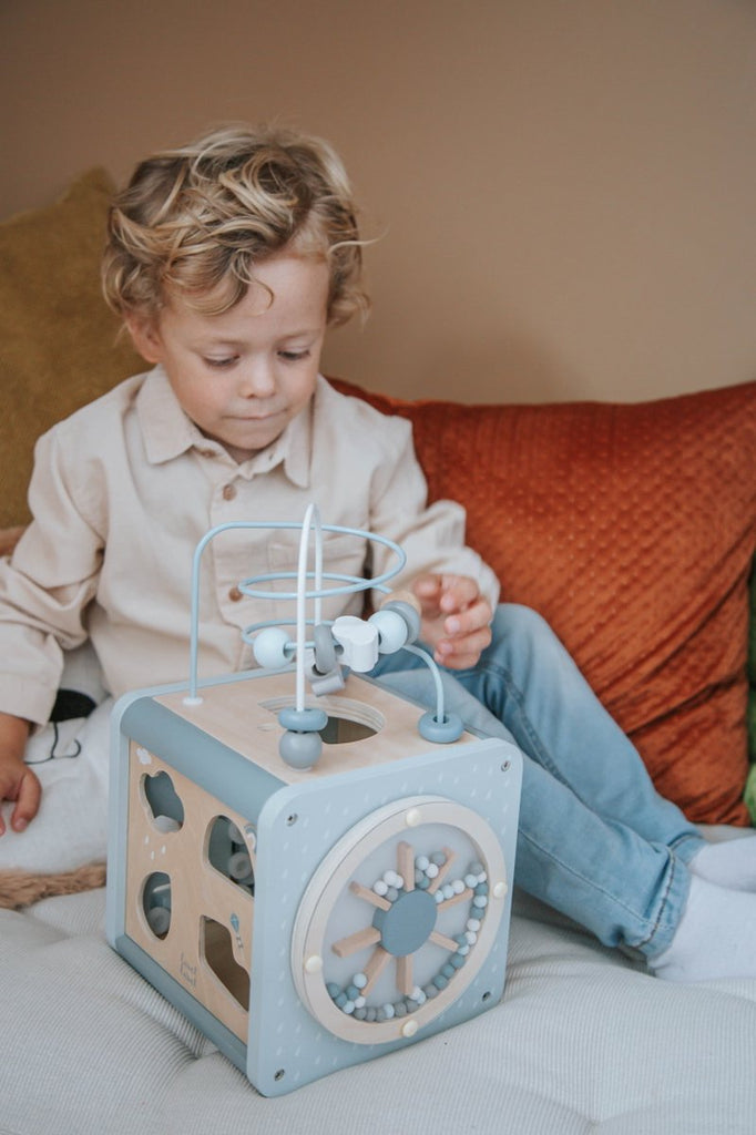 Label Label - 5-in-1 Houten Activiteitenkubus - Ontwikkeling van ...