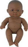 Miniland - Babypop Latijns Amerikaans Meisje (21 cm) - Keekabuu